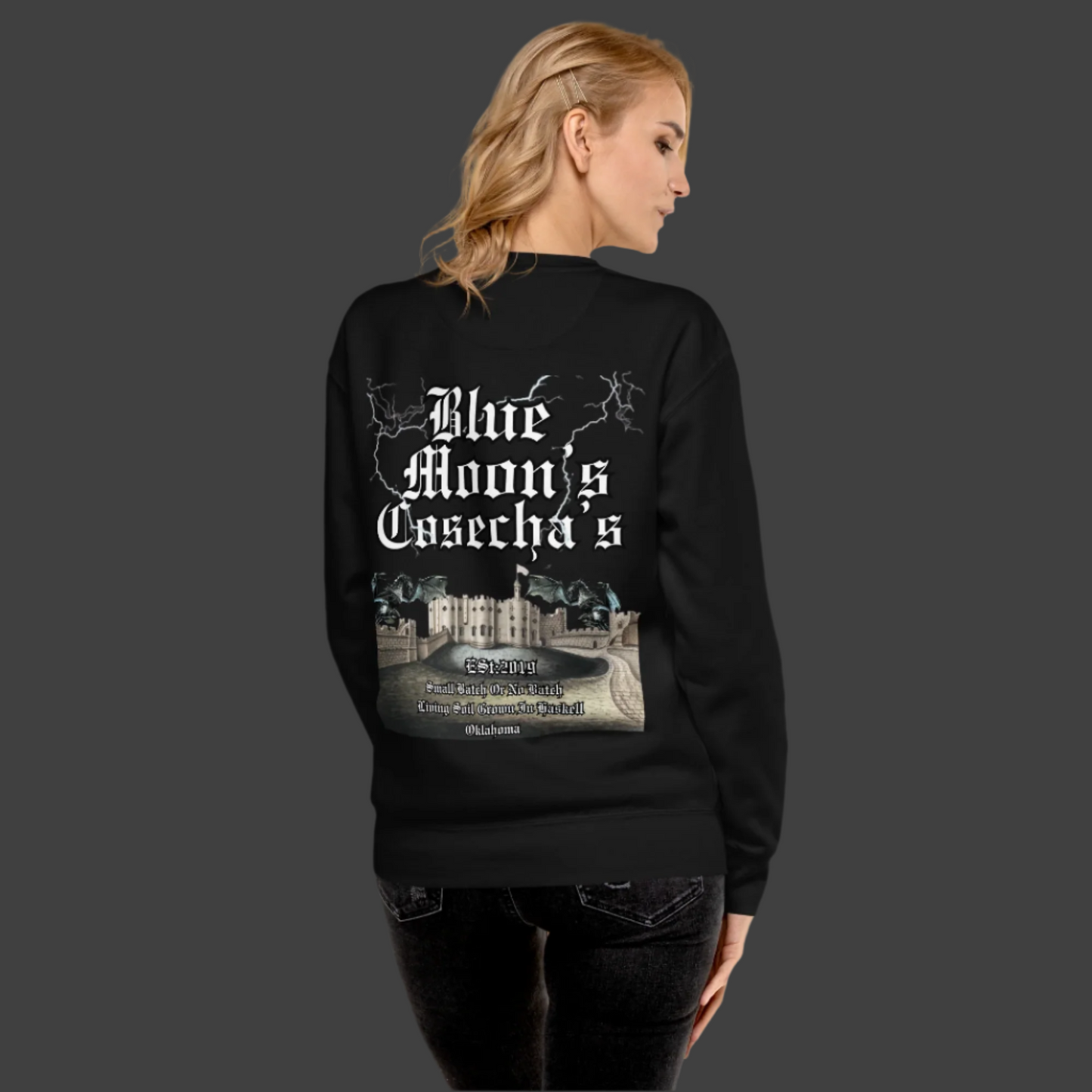Unisex Premium Sweatshirt OLD FASHION CASTLE DESIGN
